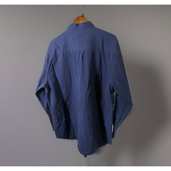 Vintage Lee Sport Dallas Cowboys Navy Button Up Shirt Jacket Embroidered Sz XL - Picture 2 of 4